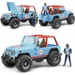 Bruder 2541 Jeep WRANGLER Cross Country modrý s figurkou jezdce – Zbozi.Blesk.cz