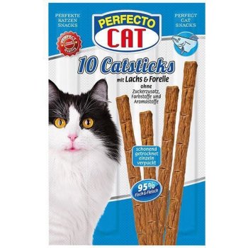 Perfecto Cat Masové tyčky losos & pstruh 10 x 50 g