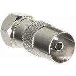 Anténní adaptér F-konektor - TV-konektor (samice)Výrobce: - 295812 – Sleviste.cz