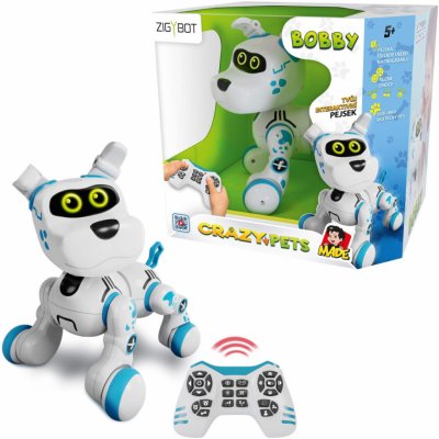 MaDe Robotický pes Zigybot Bobby – Zboží Dáma