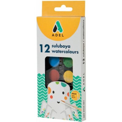 Adel vodové barvy 30 mm 12 ks – Hledejceny.cz