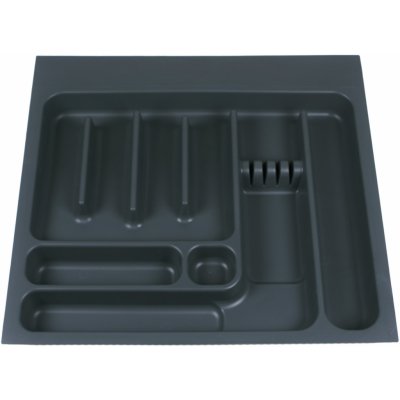 Příborník Elletipi UPPO R160, pro zásuvku 60 cm, plastový,černý R160_C97 – Zboží Mobilmania