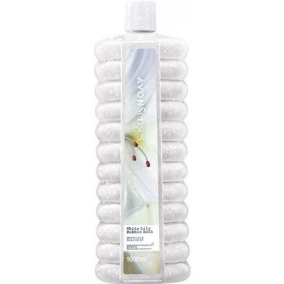 Avon Senses White Lily pěna do koupele s vůní bílé lilie a mošusu 1000 ml – Zbozi.Blesk.cz