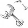 Piercing Šperky4U piercing do brady měsíček LB1104ST-1206