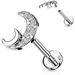 Šperky4U piercing do brady měsíček LB1104ST-1206 – Hledejceny.cz