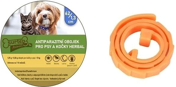 Surtep Animals Antiparazitní obojek pro psy a kočky Herbal 39/1 cm Oranžová  od 99 Kč - Heureka.cz