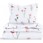 MKLuzkoviny.cz bavlna povlečení Renforcé Vlčí máky bílé 220x200 70x90 – Zboží Mobilmania