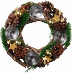 LIVARNO home Adventní věnec červený 28cm – Zboží Dáma