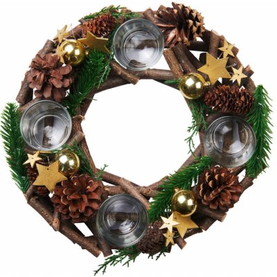 LIVARNO home Adventní věnec červený 28cm – Zboží Dáma