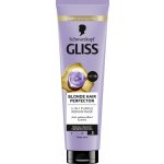 Gliss Blonde Perfector regenerační maska na vlasy - peptidy a výtažky z borůvek, 150 ml – Sleviste.cz