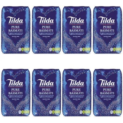 Tilda Basmati rýže 8 x 1 kg – Zboží Dáma