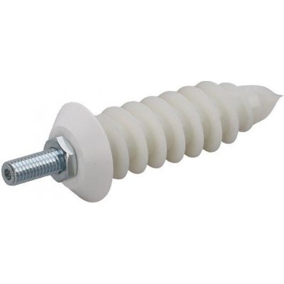 LEVIOR Hmoždinka šroubovací bílá do izolace pro objímky svodu 2ks – Hledejceny.cz