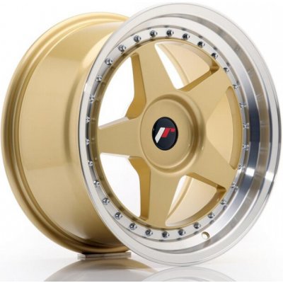 JR Wheels JR6 8x17 BLANK ET20-35 Gold with machined Lip – Hledejceny.cz