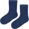 Emel Dětské ponožky s merino vlnou Tm.Modré ESK 100 51 Modrá