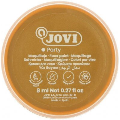 Jovi obličejová barva 8 ml polštář zlatá – Zboží Mobilmania