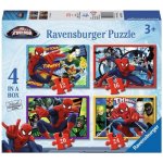 Ravensburger 4v1 Spider-Man 12,16,20,24 dílků – Hledejceny.cz