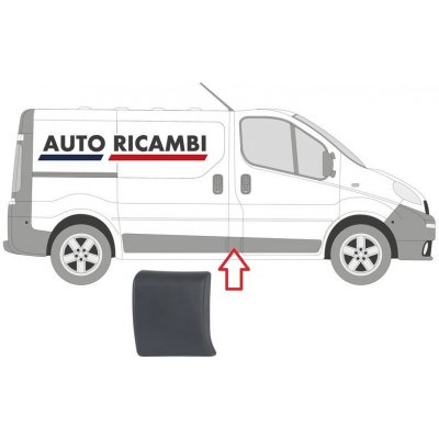 Ochranná lišta Renault Trafic od 2001 pravá, za přední dveře, B-sloupek 7685000QAF – Zbozi.Blesk.cz