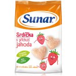 Sunar Snack jahodová srdíčka 50 g – Zboží Dáma