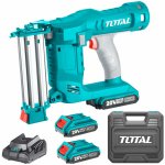 TOTAL Hřebíkovačka aku, 20V Li-ion, 2000mAh (2x), industrial – Zbozi.Blesk.cz