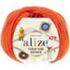 Příze Alize Cotton Gold Hobby New 37 oranžová