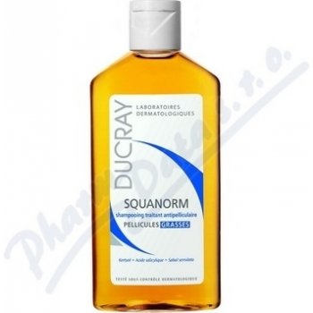 Ducray Squanorm mastné lupy šampon proti lupům 200 ml