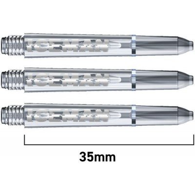 Red Dragon Gerwyn Price Iceman VRX plastové průhledné, krátké, 35mm – Zboží Dáma