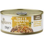 Applaws Dog Taste Toppers Broth Kuře se zeleninou156 g – Hledejceny.cz