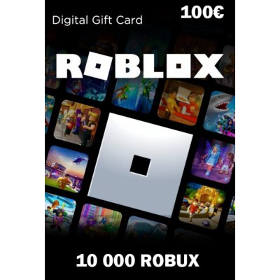 Roblox herní měna 100 $ - 10.000 Robux – Zboží Dáma