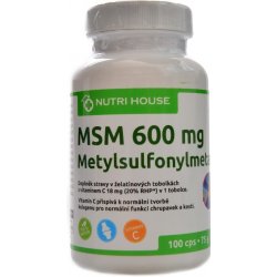 Nutrihouse MSM 100 kapslí