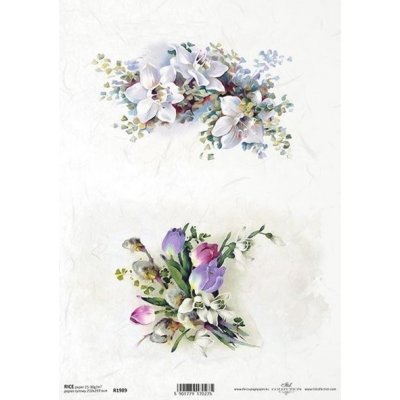 Rýžový papír A4 Spring bouquets – Hledejceny.cz