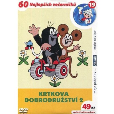 Krtkova dobrodružství 2 DVD – Zboží Mobilmania