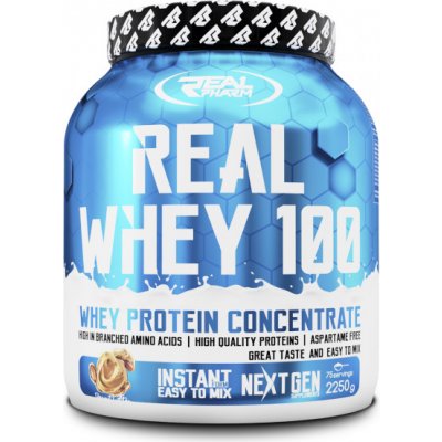 Real Pharm Real Whey 100 2250 g – Hledejceny.cz