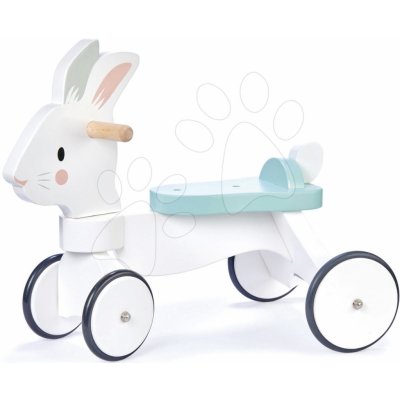 Leaf Toys Drevené bežiaci zajac Running Rabbit Ride on Tender s funkčným predným riadením 58*33*45 cm 28 cm – Zboží Mobilmania