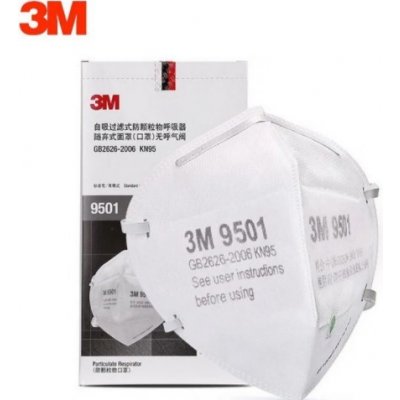 3M 9501 respirátor N95 FFP2 2 ks – Hledejceny.cz