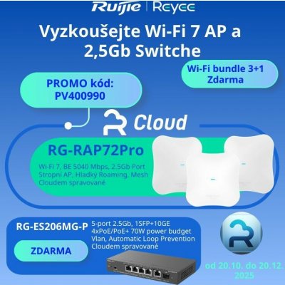 Ruijie Reyee Wi-Fi 7 – Hledejceny.cz