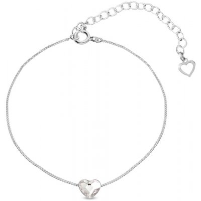 Spark čirý se Swarovski Elements Heart B28086C – Sleviste.cz