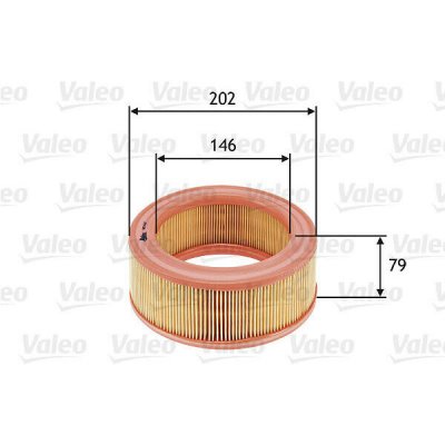 Vzduchový filtr VALEO 585642 – Hledejceny.cz