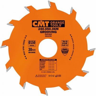 CMT Industrial Drážkovací kotouč D180x4 d30 Z18 HM – Sleviste.cz
