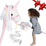 Hobby horse Small Foot Jednorožec 88 cm white – Zboží Mobilmania