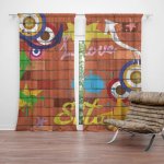 Sablio Závěs Zeď: 2ks 140x250cm – Hledejceny.cz