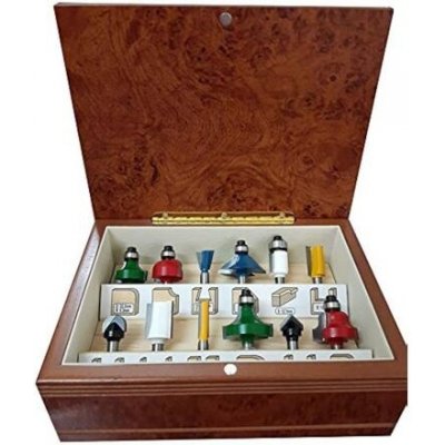 MAKITA A-88054 kazeta tvarových fréz do dřeva pro horní frézy, 8mm, 12-dílná – Zboží Dáma