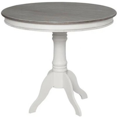 LivinHill Rimini 90 cm z masivu bílý tmavě hnědý – Zbozi.Blesk.cz