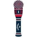 Callaway headcover Pom Pom driver tmavě modro červený