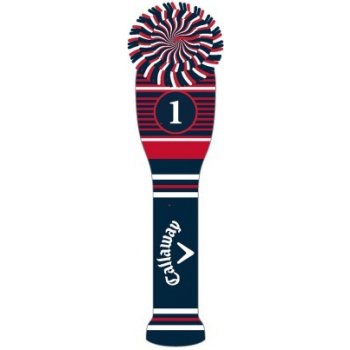 Callaway headcover Pom Pom driver tmavě modro červený