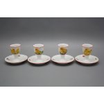 Bohemia Porcelán 1987 Kalíšek na vejce s podstavcem Rokoko Velikonoce CL – Zboží Dáma