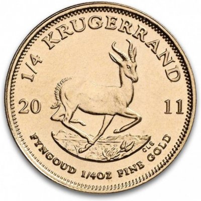 South African Mint Krugerrand zlatá mince Südafrika 1/4 oz