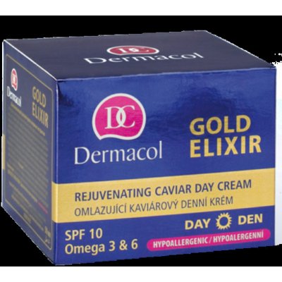 Dermacol Gold Elixir Rejuvenating Caviar Day Cream 50 ml – Zboží Mobilmania