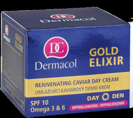 Dermacol Gold Elixir Rejuvenating Caviar Day cream 50 ml