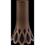 Váza hřbitovní Roseta bronz - se zátěží 1l – Hledejceny.cz