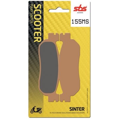Zadní brzdové destičky SBS Yamaha VP 250 X-City 2007 - 2009 směs MS | Zboží Auto